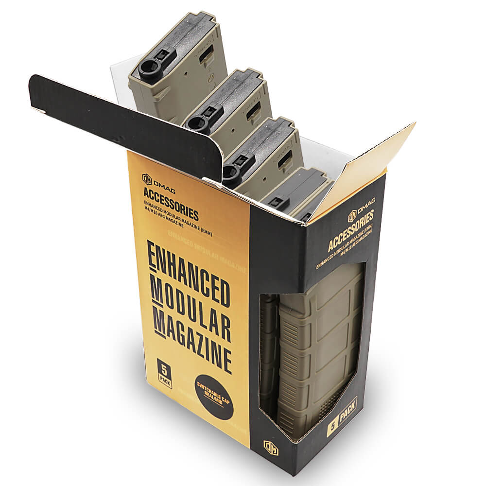 D-DAY M4シリーズ対応 PMAG GEN.3 30連 / 135連 3本 D-DAY 製 電動ガン M4シリーズ対応 MAGPULタイプ PMAG GEN.3 30連