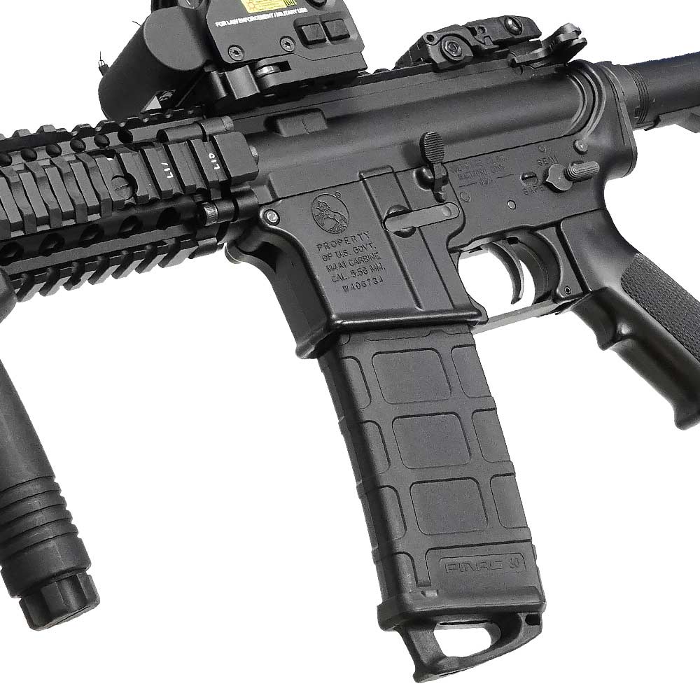 【絶版レア】MAGPUL PTS『E-MAG』【初期 ブラックレーベル】120連 MAGPUL スペアマガジン Eマグ M4 M16用 東京マルイ用 | ミリタリー