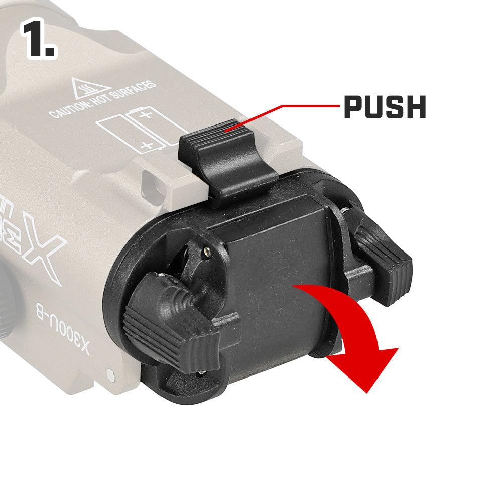 SOTAC製 SUREFIRE X300U-B ULTRA ハンドガンライト レプリカ