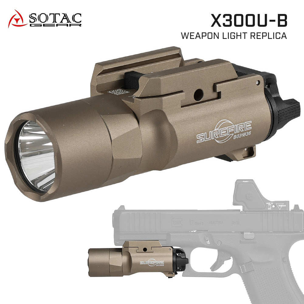SOTAC製 SUREFIRE X300U-B ULTRA ハンドガンライト レプリカ