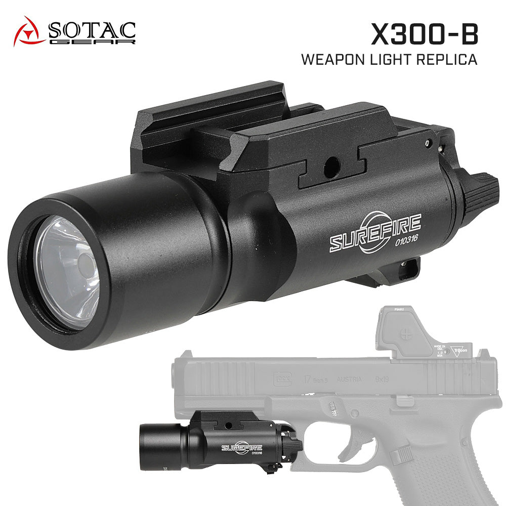 SOTAC製 SUREFIRE X300-B ハンドガンライト レプリカ ハンドガン