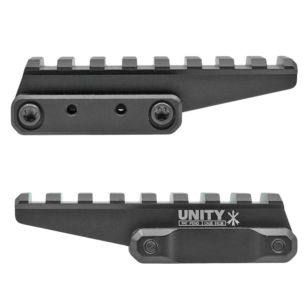 Evolution Gear 製 UNITYタイプ FAST OPTIC RISER マウントベース かさ上げ ライザーマウント 20mmレイル対応 アルミ合金製 |  | 08