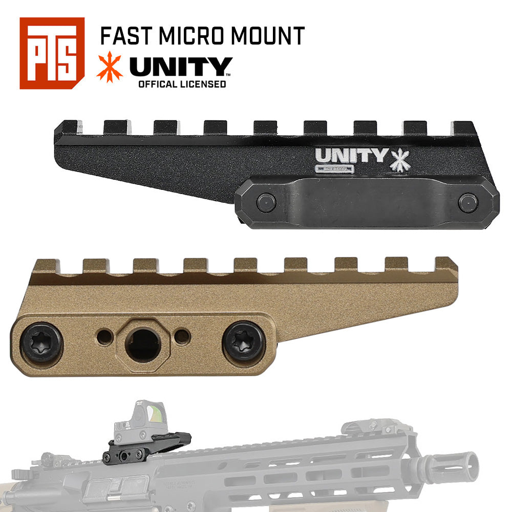 UNITY マウントレール セット アップグレード版 UNITY TACTICAL 正式ライセンス PTS製 FAST Micro