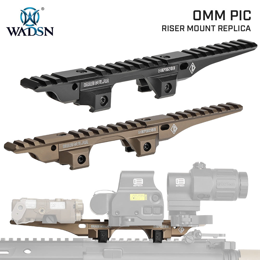 WADSN 製 20mmレール 対応 IRREGULAR DEFENSE OMM PIC ライザー