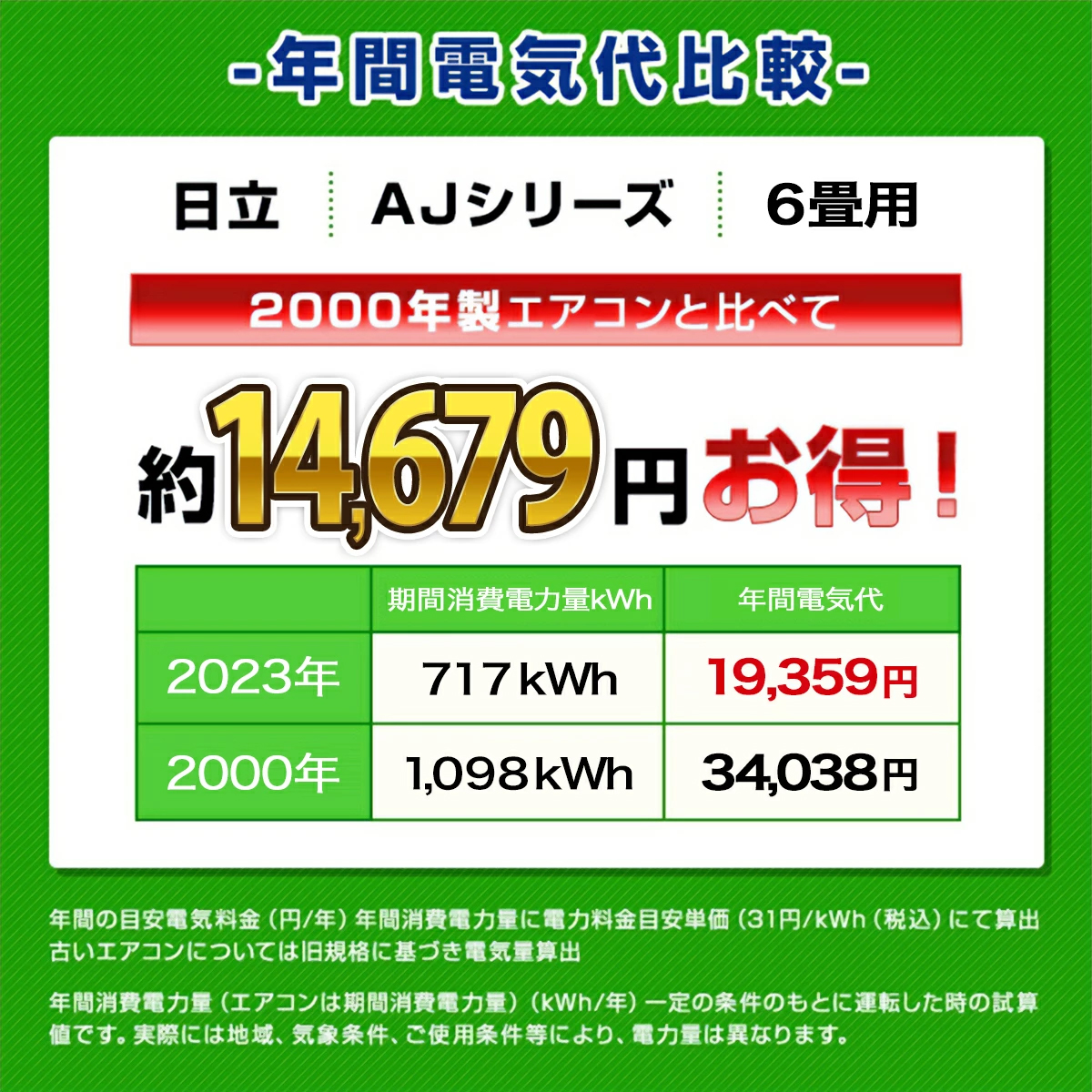 標準取付工事費込】日立 白くまくん AJシリーズ ルームエアコン 主に6 