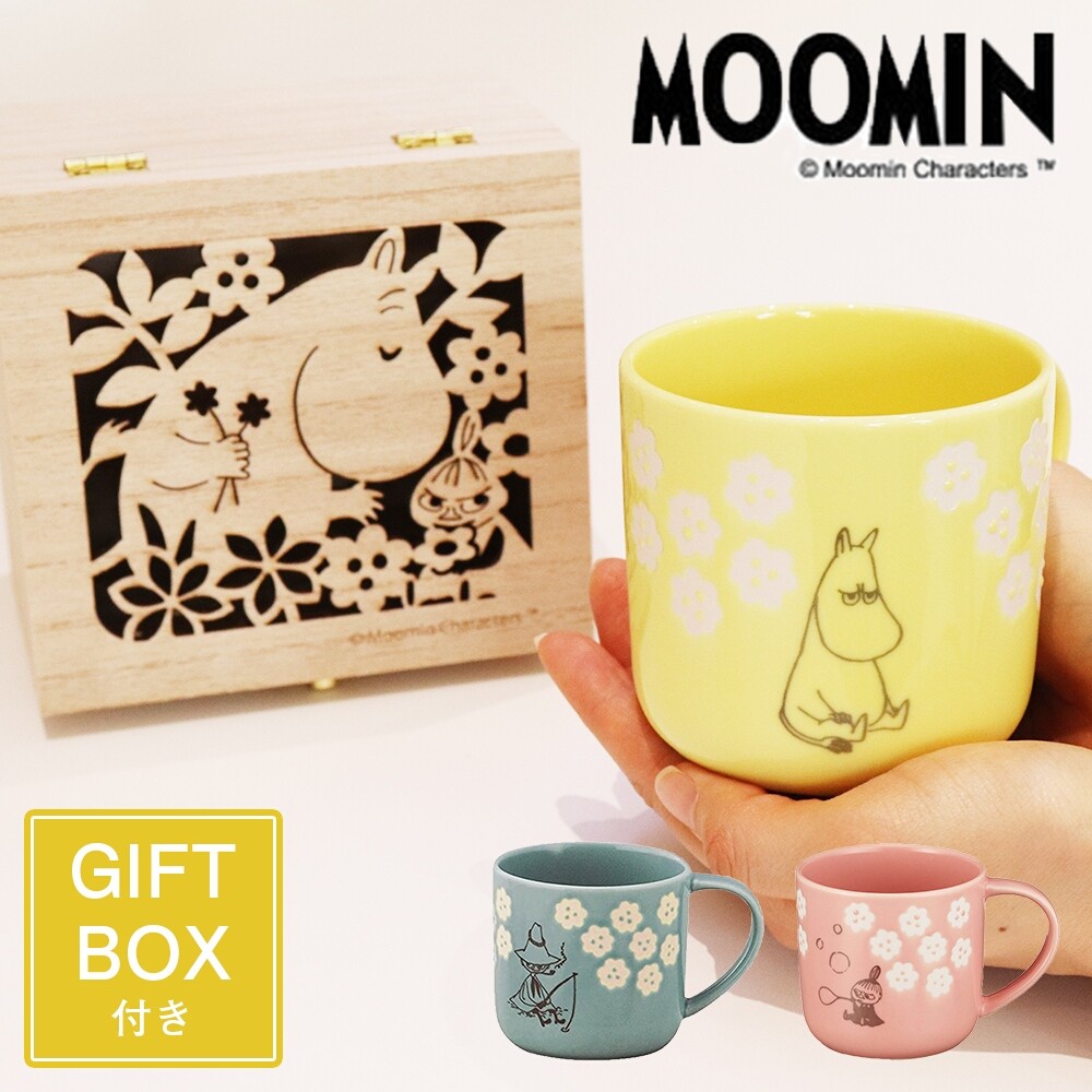 ムーミン Floret MOOMIN フローリット 木箱入りマグカップ 350ml 3種 ムーミン/リトルミイ/スナフキン  :4979855141212-2:ギフトショップ ANNIVERSARY WORLD - 通販 - Yahoo!ショッピング