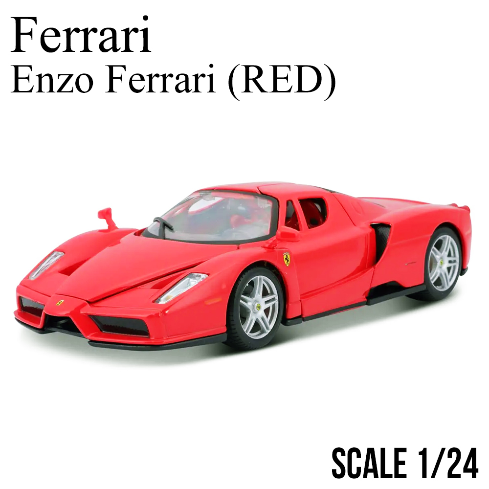 Ferrari（フェラーリ） ミニカー 1/24 エンツォ レッド ブラーゴ