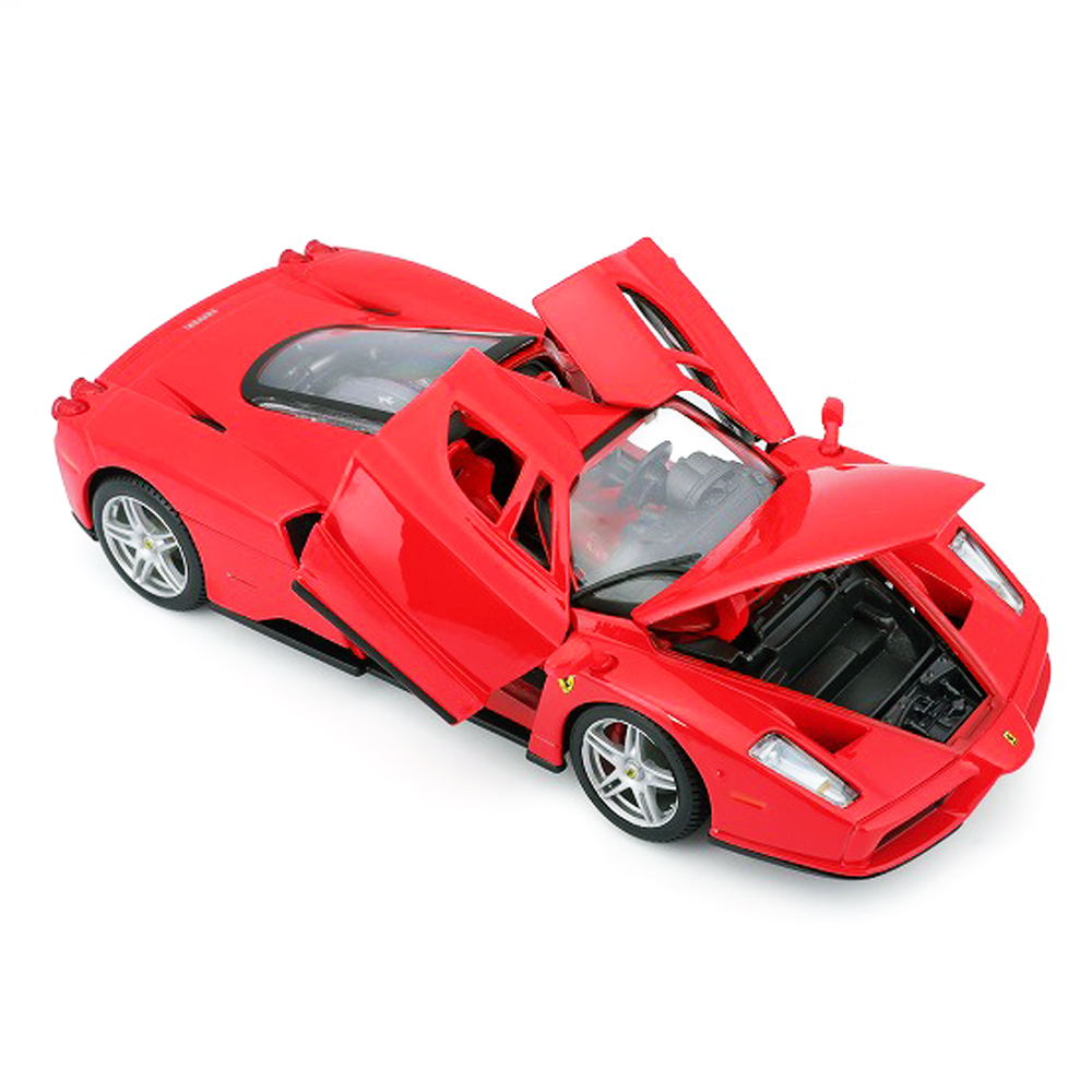 ミニカー 1/24 フェラーリ エンツォ フェラーリ レッド ブラーゴ 