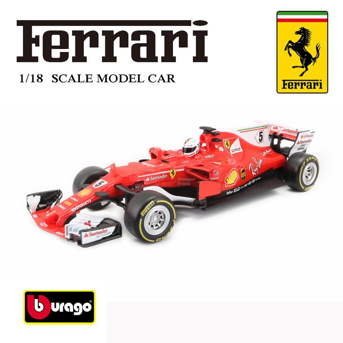 フェラーリF-1 ミニカー SF70-H #5 ヴェッテル ブラーゴ 1/18 ミニカー