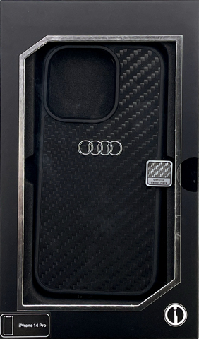 iPhone 14 ケース Audi アウディ iPhone14Plus iPhone14Pro iPhone14ProMax アイフォン プラス プロマックス カーボン iPhoneケース ハード 公式ライセンス品 | air-J | 03