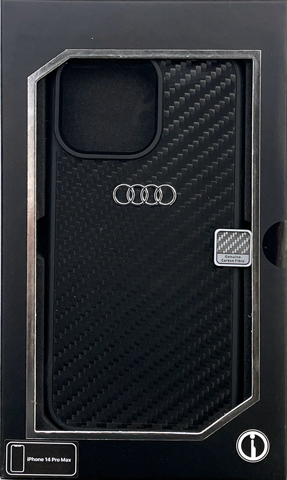 iPhone 14 ケース Audi アウディ iPhone14Plus iPhone14Pro iPhone14ProMax アイフォン プラス プロマックス カーボン iPhoneケース ハード 公式ライセンス品 | air-J | 04
