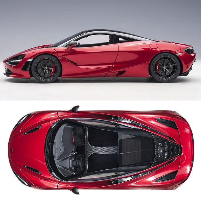ミニカー 1/18 マクラーレン 720S メタリックレッド スーパーカー ミニカー 1/18 マクラーレン 720S メタリックレッド スーパーカー