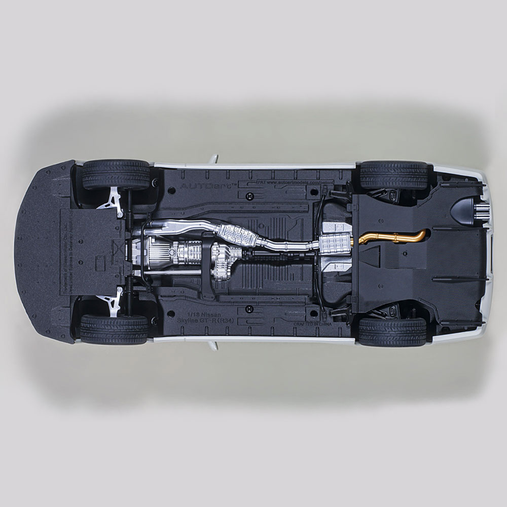 ミニカー 1/18 日産 スカイライン GT-R R34 Vスペック II