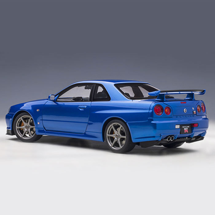 ミニカー 1/18 日産 スカイライン GT-R R34 Vスペック II ベイサイド