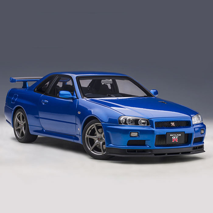 ミニカー 1/18 日産 スカイライン GT-R R34 Vスペック II