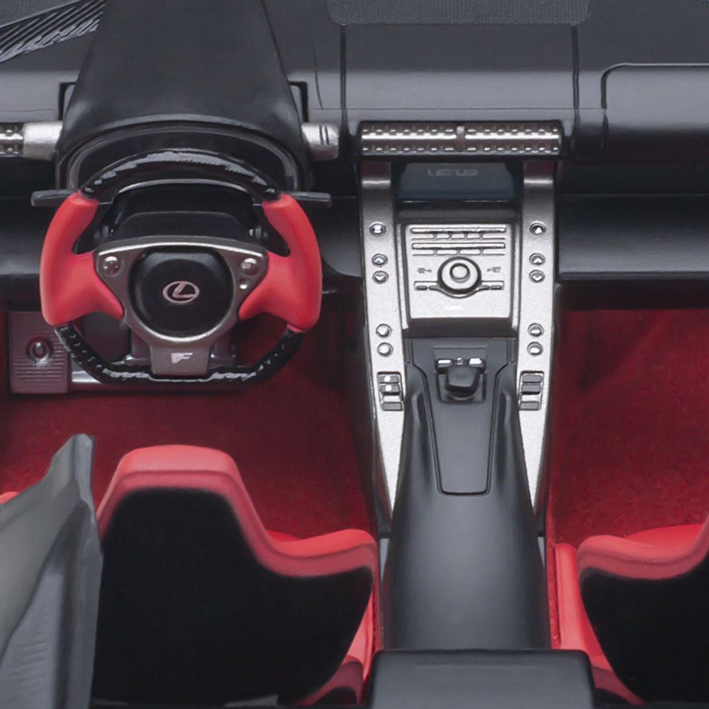 ミニカー 1/18 レクサス LFA ホワイテスト ホワイト ブラック