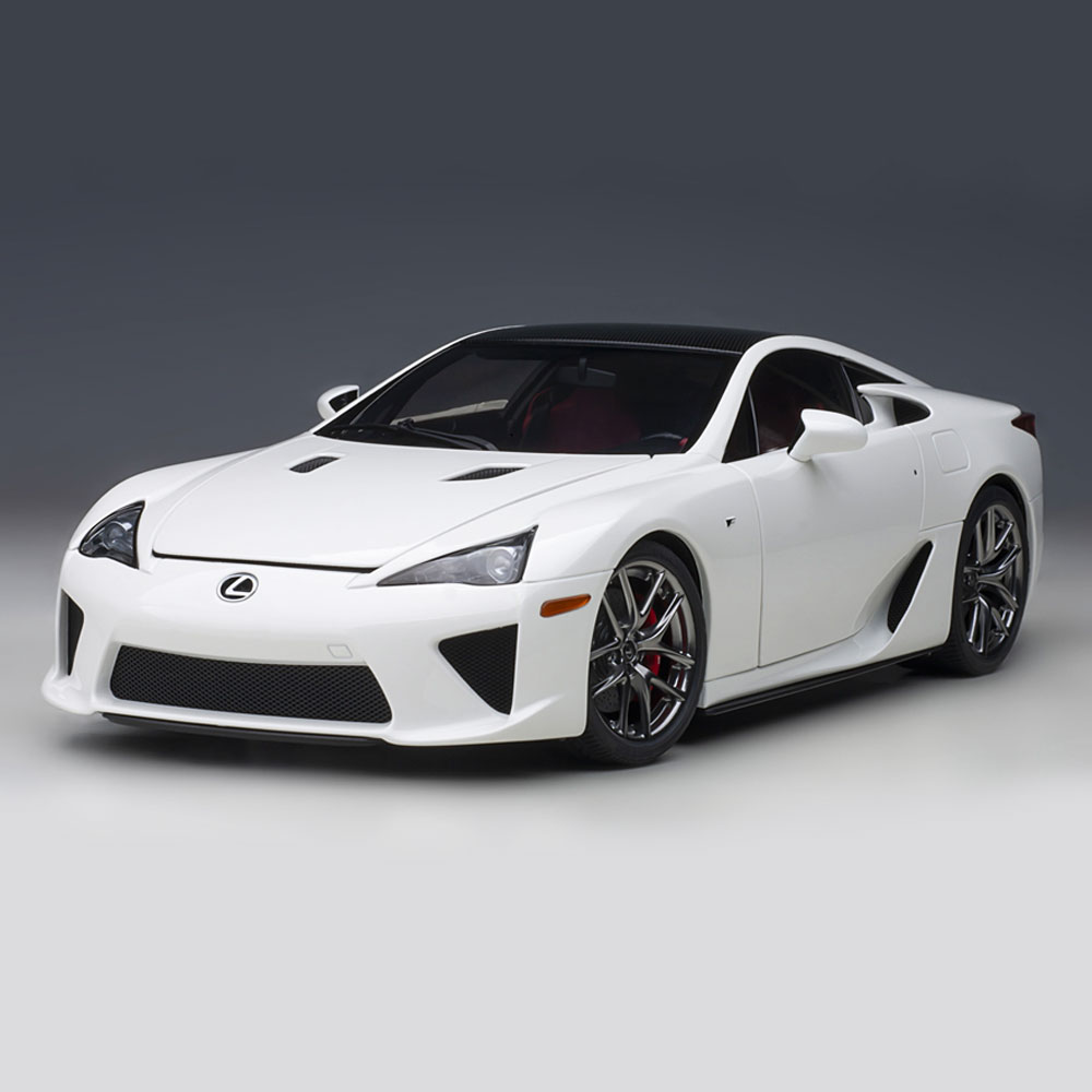 ミニカー 1/18 レクサス LFA ホワイテスト ホワイト ブラック