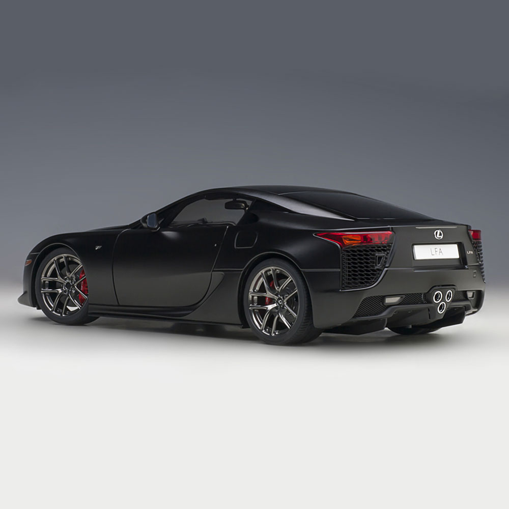 Amazon.com: Autoart Lexus LFA Matt Black 1/18 Model Car