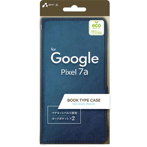 Google Pixel 7A グーグル ケース 手帳型 レザー調 マグネット付 カーボン レッド ブルー｜airs｜04