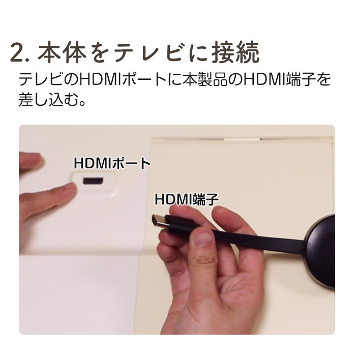 iPhoneiPadの画面をワイヤレスでTVに映すHDMIアダプタAHD-W1M