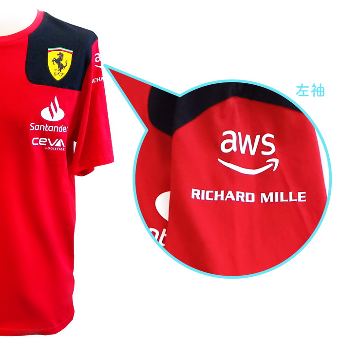 Ferrari スクーデリア フェラーリ チーム Tシャツ レッド S M