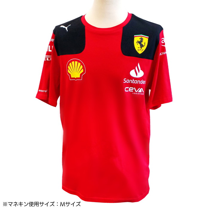 レア★フェラーリFerrariレーシング チームチームシャツ M Ferrari スクーデリア フェラーリ チーム Tシャツ レッド S M