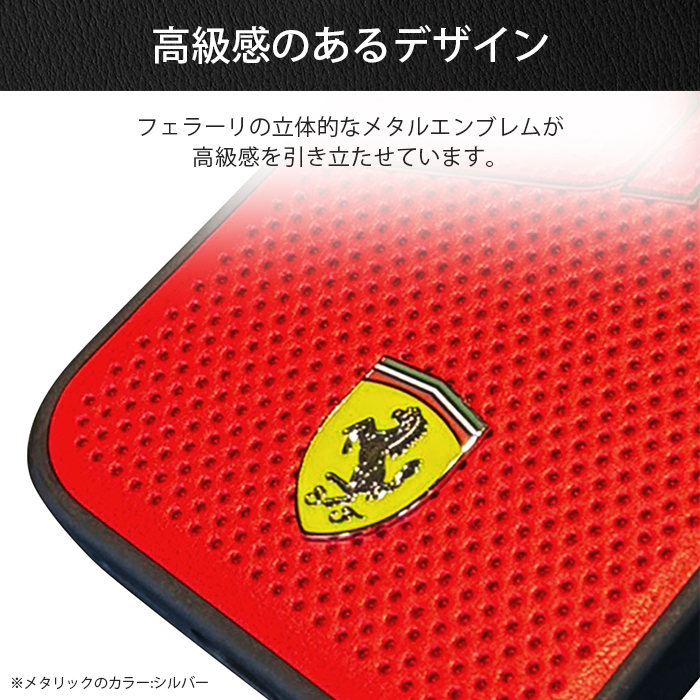 Ferrari（フェラーリ） iPhone 15 Pro ケース iPhone15 カバー レザー
