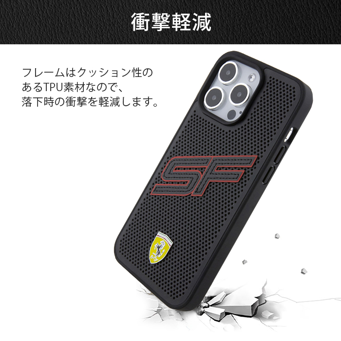 Ferrari（フェラーリ） iPhone 15 Pro ケース iPhone15 カバー レザー