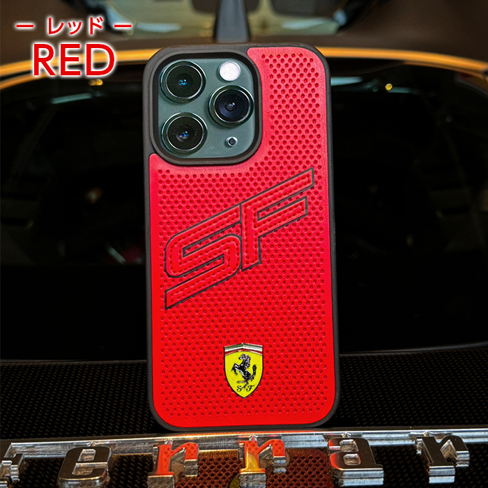 Ferrari（フェラーリ） iPhone 15 Pro ケース iPhone15 カバー レザー