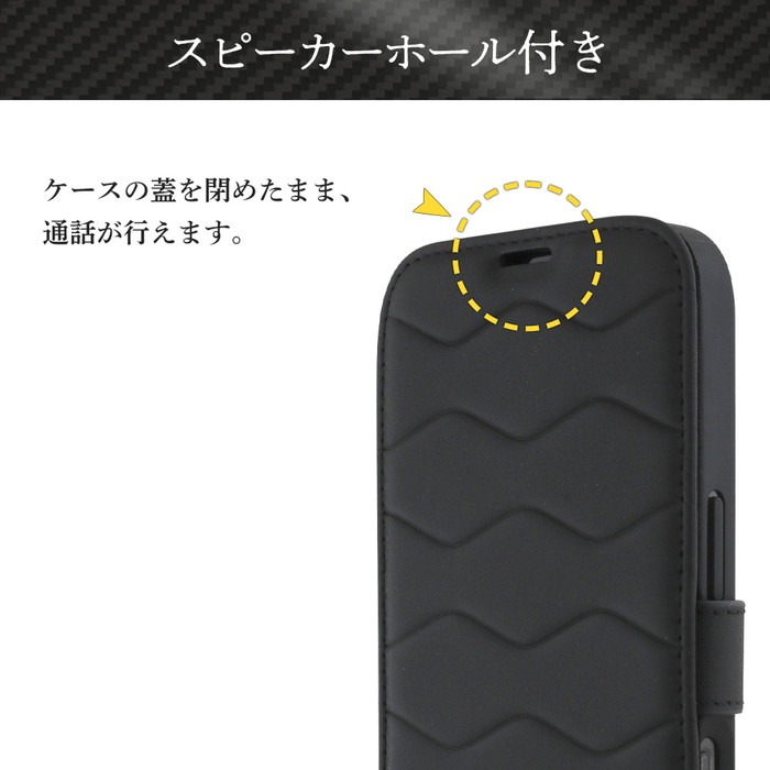 新品未使用【 iPhone16】Mercedes ブラック手帳型ケース iPhone16 ケース ブランド メルセデス ベンツ 本革 手帳型 かっこいい