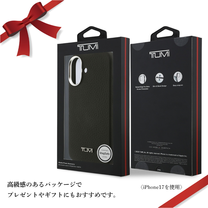 iPhone 17 ケース 17Pro Max TUMI レザー iPhone17 アイフォン17