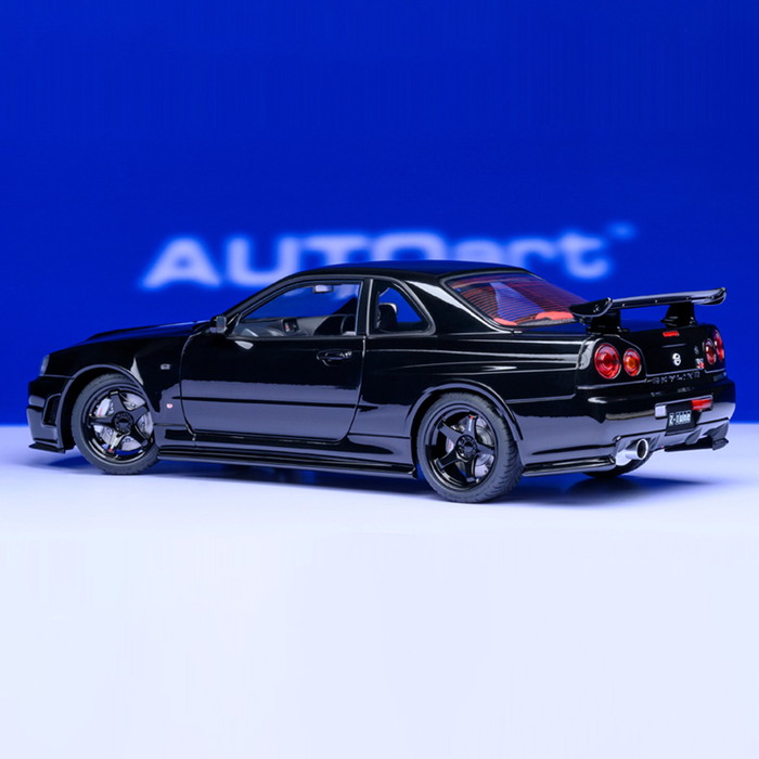 ミニカー 1/18 日産 nismo 記念モデル R34 GT-R Z-tune ブラック