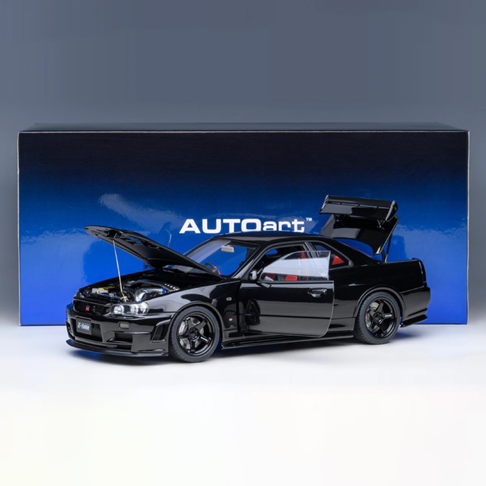 AUTOart NISMO R34 GT-R Z-Tune ミニカー AUTOart 1/18 ニスモ R34 GT-R Z-tune （Z-tune シルバー）