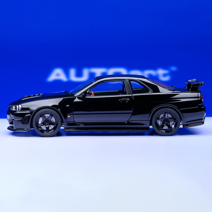 ミニカー 1/18 日産 nismo 記念モデル R34 GT-R Z-tune ブラック