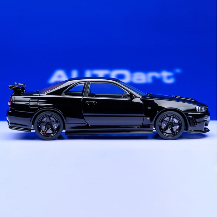ミニカー 1/18 日産 nismo 記念モデル R34 GT-R Z-tune ブラック