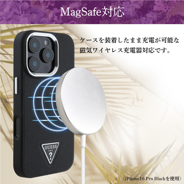 iPhone16 ケース ブランド GUESS かわいい おしゃれ Magsafe