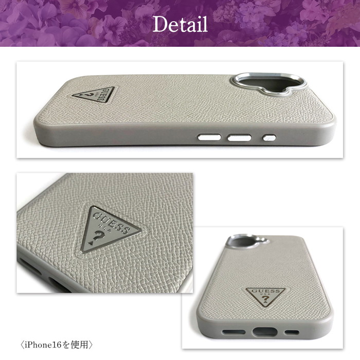 iPhone16 ケース ブランド GUESS かわいい おしゃれ Magsafe