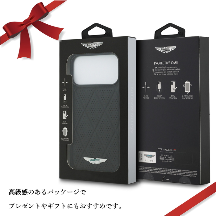 iPhone 17 Pro Max ケース アストンマーチン レザー アイフォン17プロ