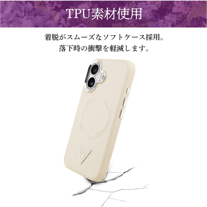 iPhone 17 ケース ゲス おしゃれ iPhone17 アイフォン17 MagSafe 公式