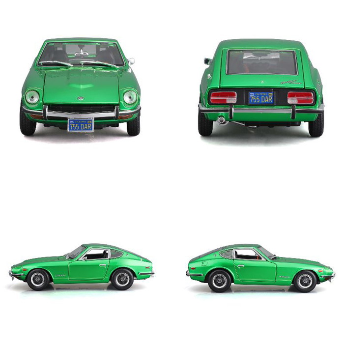 ミニカー 1/18 スケール NISSAN 1971 ダットサン 240Z グリーン 日産