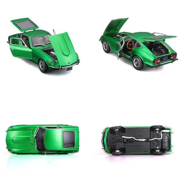 ミニカー 1/18 スケール NISSAN 1971 ダットサン 240Z グリーン 日産