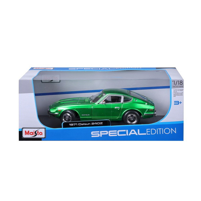 ミニカー 1/18 スケール NISSAN 1971 ダットサン 240Z グリーン 日産
