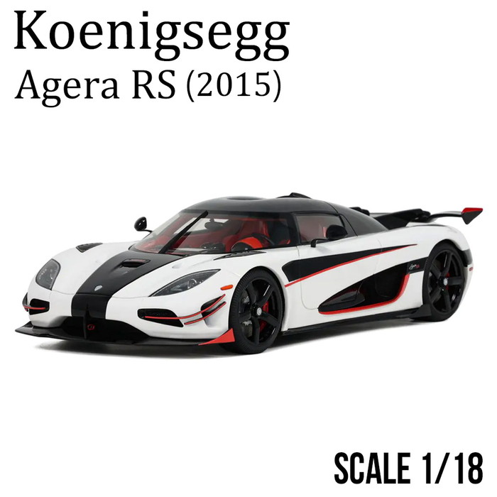 1/18 完成品 ケーニグセグ アゲーラ RS 2015 ホワイト ミニカー 公式