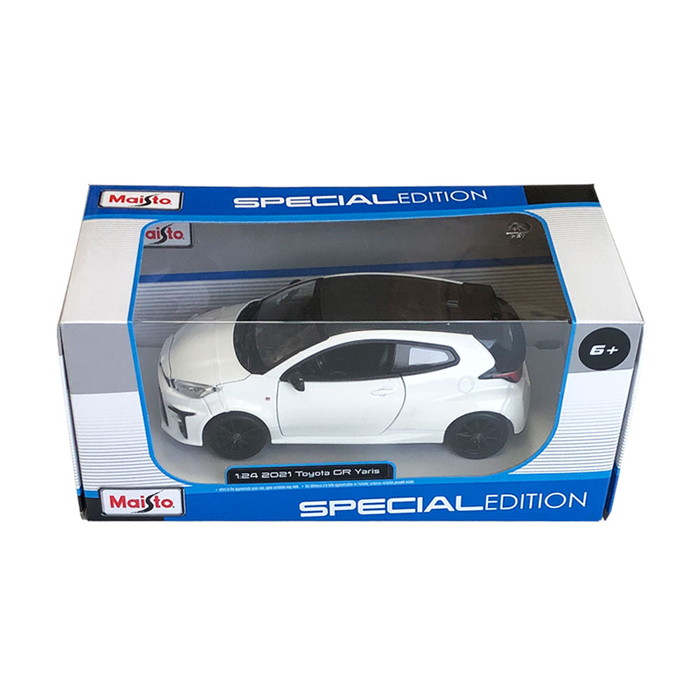 ミニカー 完成品 1/24 トヨタ GR ヤリス 2021 ホワイト TOYOTA 人気 車