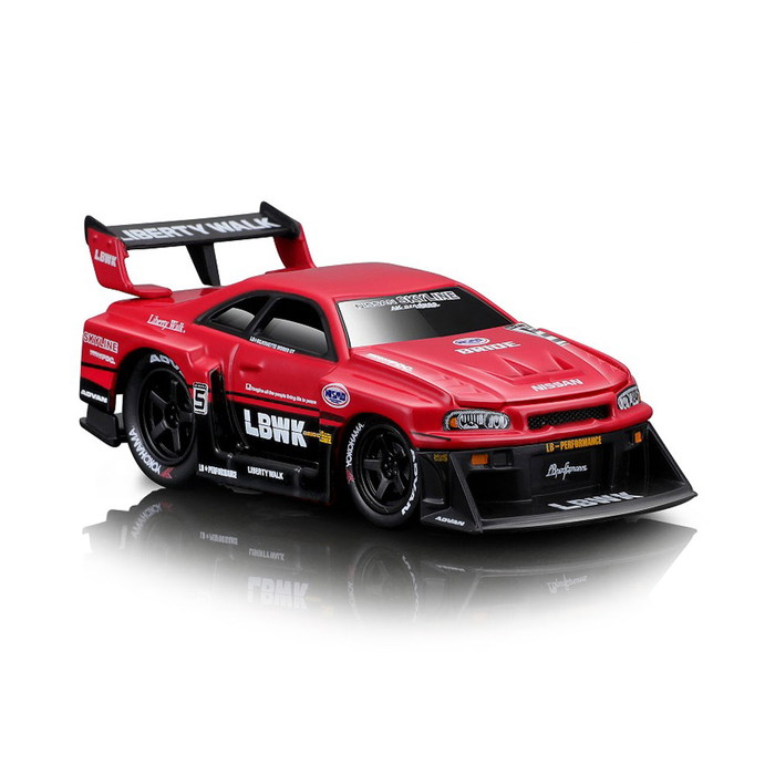 1/64 Liberty Walk 1999 ニッサン スカイライン GT-R R34 (レッド