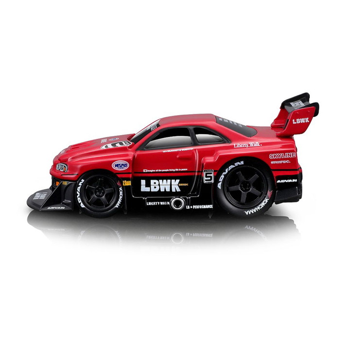 1/64 Liberty Walk 1999 ニッサン スカイライン GT-R R34 (レッド