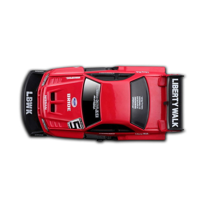 日産 スカイライン GT-R BNR34 リバティーウォーク 1/18 レッド 日産 スカイライン GT-R BNR34 リバティーウォーク 1/18 赤黒