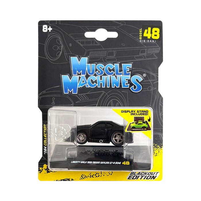 1/64 Liberty Walk 1999 ニッサン スカイライン GT-R R34 (ブラック