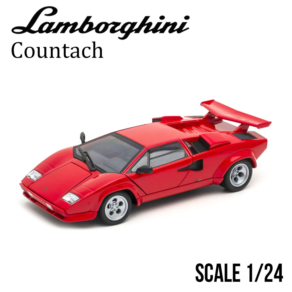 1/24 ランボルギーニ カウンタック (レッド) : エアージェイYahoo