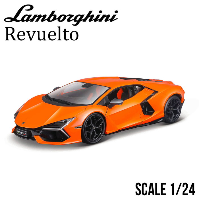 ミニカー 1/24 ランボルギーニ レヴエルト オレンジ ダイ
